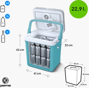 Lodówka turystyczna Peme Essential 27 Cool Mint 8