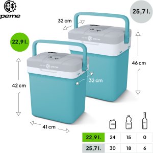 Lodówka turystyczna Peme Essential 27 Cool Mint 16