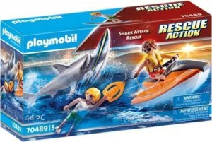 Playmobil Zestaw figurek Rescue Action 70489 Akcja ratunkowa: Atak rekina 1