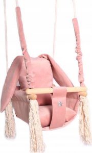 Huśtawka Love Gifts Huśtawka dla dzieci Królik+pas bezp. /róż 6