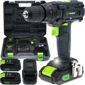 Wiertarko-wkrętarka Wuber WR-CD-20V 20 V 2 x akumulator 2 Ah 2