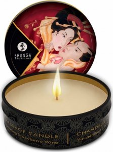 shunga ŚWIECA DO MASAŻU - SHUNGA MINI MASSAGE CANDLE STRAWBERRY 30 ML 1