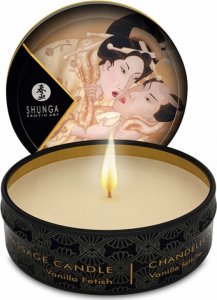 shunga ŚWIECA DO MASAŻU - SHUNGA MINI MASSAGE CANDLE VANILLA FETISH 30 ML 1