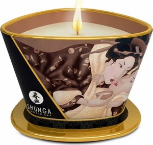 shunga ŚWIECA DO MASAŻU - SHUNGA MASSAGE CANDLE CHOCOLATE 170 ML 1