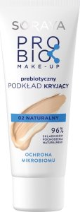 Soraya Soraya Probio Make-Up Prebiotyczny Podkład kryjący 02 naturalny - ochrona mikrobiomu 30ml 3