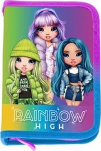 Piórnik Astra Piórnik podwójny AC1 Rainbow High Silver Style 1