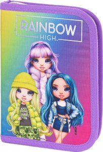 Piórnik Astra Piórnik podwójny AC1 Rainbow High Silver Style 3