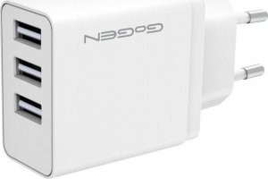 Ładowarka GoGEN Ładowarka siec. 3x USB 15,5W 3,1A GoGEN - ACH301W 3