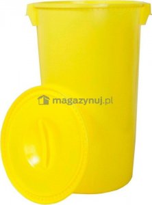 Artech Plastikowy pojemnik zbiorczy na odpady medyczne 60l - komplet - 60 szt./1 paleta (kolor żółty) 2