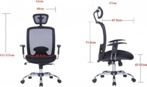 Krzesło biurowe Office Products Fotel biurowy OFFICE PRODUCTS Samos, czarny 9