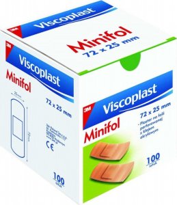Viscoplast Plastry VISCOPLAST MINIFOL 72x25mm, 100szt. 1