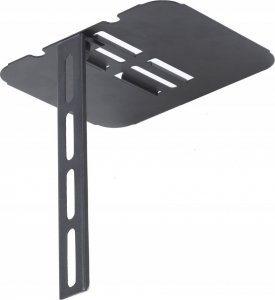 Art PÓŁKA ŚCIENNA na DEKODER DVB-T2, Odtwarzacz Blue-ray/DVD max 3kg D-52 ART - dualny montaż 3