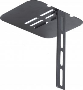 Art PÓŁKA ŚCIENNA na DEKODER DVB-T2, Odtwarzacz Blue-ray/DVD max 3kg D-52 ART - dualny montaż 4