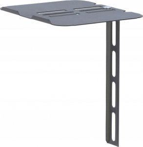 Art PÓŁKA ŚCIENNA na DEKODER DVB-T2, Odtwarzacz Blue-ray/DVD max 3kg D-52 ART - dualny montaż 10