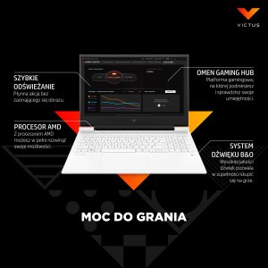 Laptop HP Victus 16-e0401nw Ryzen 7 5800H / 16 GB / W11 / 1 TB / RTX 3060 (4J9D4EA) 20