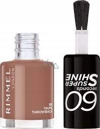 Rimmel  Rimmel Lakier 60 Seconds 101 Taupe Throwback 1