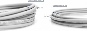Digitus DIGITUS CAT 6 U-FTP Slim Patchkabel, 3m, grau 3