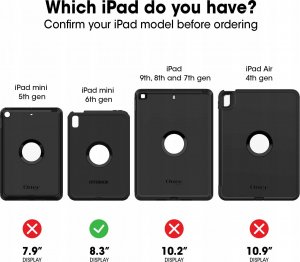Etui na tablet OtterBox OtterBox Defender Apple iPad mini 6th gen, black ** BULK ** 10
