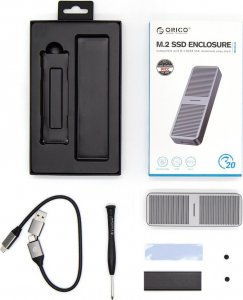 Kieszeń Orico dysku SSD M.2 NVMe 20 Gbps 12