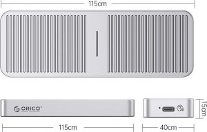 Kieszeń Orico dysku SSD M.2 NVMe 20 Gbps 3
