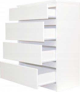 SARA KOMODA COCO, SZAFKA, SALON BIAŁA 4 SZUFLADY 3