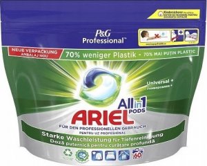 Ariel ARIEL Prof Kapsułki piorące Universal+Polybag 60szt 1