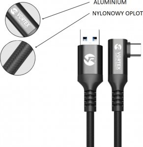 Vortex Virtual Reality Kabel 3m USB-A do Oculus Quest 2 2
