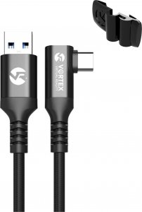 Vortex Virtual Reality Kabel 3m USB-A + Element mocujący do Oculus Quest 1/2 1