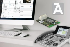 Telefon Agfeo AGFEO Systemtelefon ST56 SENSORfon silber 7
