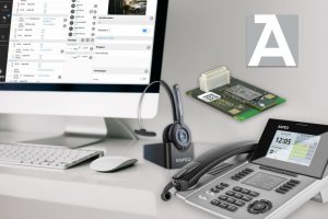 Telefon Agfeo AGFEO Systemtelefon ST56 IP SENSORfon silber 5