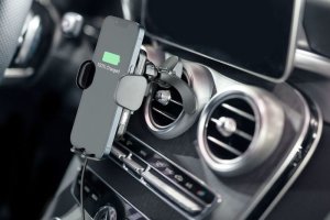 Ładowarka Cellular Line Cellularline Hug Air Car Holder Automatic Wireless Black 9