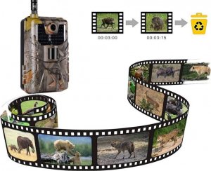 Kamera IP Fotopułapka GSM HC900PRO- kamera leśna 4G LTE - 30 Mpx, 4K 30kl/s Video - podgląd na żywo 4