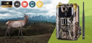 Kamera IP Fotopułapka GSM HC900PRO- kamera leśna 4G LTE - 30 Mpx, 4K 30kl/s Video - podgląd na żywo 6
