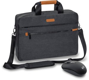 Torba Pedea PEDEA Notebooktasche "ELEGANCE" Pro 43,9cm (17,3") grau + Maus 1