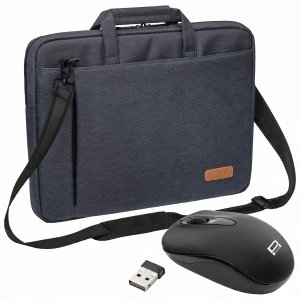 Torba Pedea PEDEA Notebooktasche "ELEGANCE" 39,6cm (15,6"), grau + Maus 1