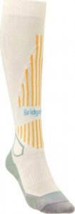 Bridgedale Skarpety narciarskie Ski Lightweight Merino Pattern LD - wht/lilac 38-40 1