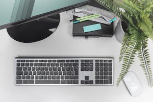 Klawiatura Digitus Ultra-cienka klawiatura bezprzewodowa, 2,4 GHz 2