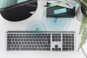 Klawiatura Digitus Ultra-cienka klawiatura bezprzewodowa, 2,4 GHz 3