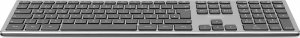 Klawiatura Digitus Ultra-cienka klawiatura bezprzewodowa, 2,4 GHz 4