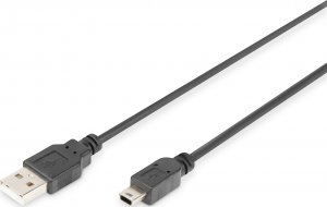 Kabel USB Digitus USB-A - miniUSB 3 m Czarny (DB-300130-030-S) 1