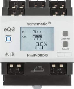 HomeMatic IP Homematic IP Dimmaktor für Hutschienenmontage – 3-fach 1