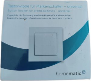 HomeMatic IP Homematic IP Tasterwippe für Markenschalter – universal 10