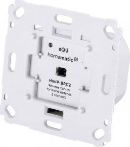 HomeMatic IP Homematic IP Wandtaster für Markenschalter – 2-fach 1