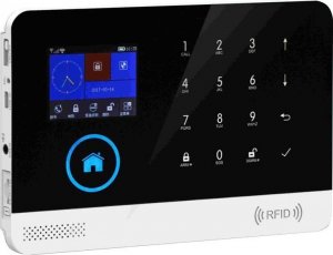 Huxgo Bezprzewodowy alarm GSM + WiFi HXA003 2G z aplikacją TUYA SMART - C3 + syrena bezprzewodowa 2