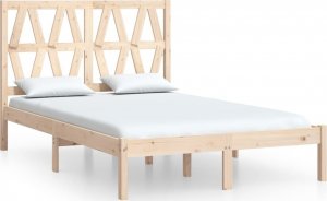 vidaXL vidaXL Rama łóżka z litego drewna sosnowego, 120x190 cm, podwójna 2