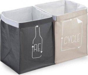 Kosz na śmieci Kemer do segregacji szary 2