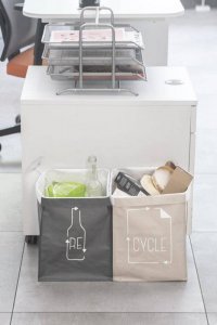 Kosz na śmieci Kemer do segregacji szary 8