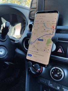 Upominkarnia Uchwyt do telefonu CLAW, czarny, szary 4