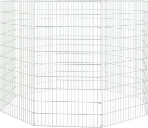 vidaXL vidaXL 8-panelowa klatka dla królika, 54x100 cm, galwanizowane żelazo 2