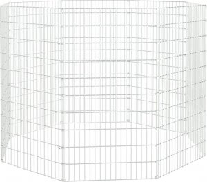 vidaXL vidaXL 8-panelowa klatka dla królika, 54x100 cm, galwanizowane żelazo 3